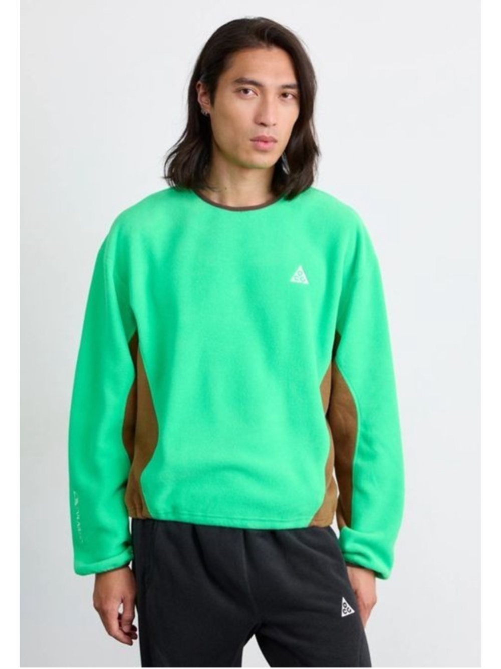 Nike ACG Wolf Tree Polartec Fleece Crew Pullover Men’s Size L HV1117-388